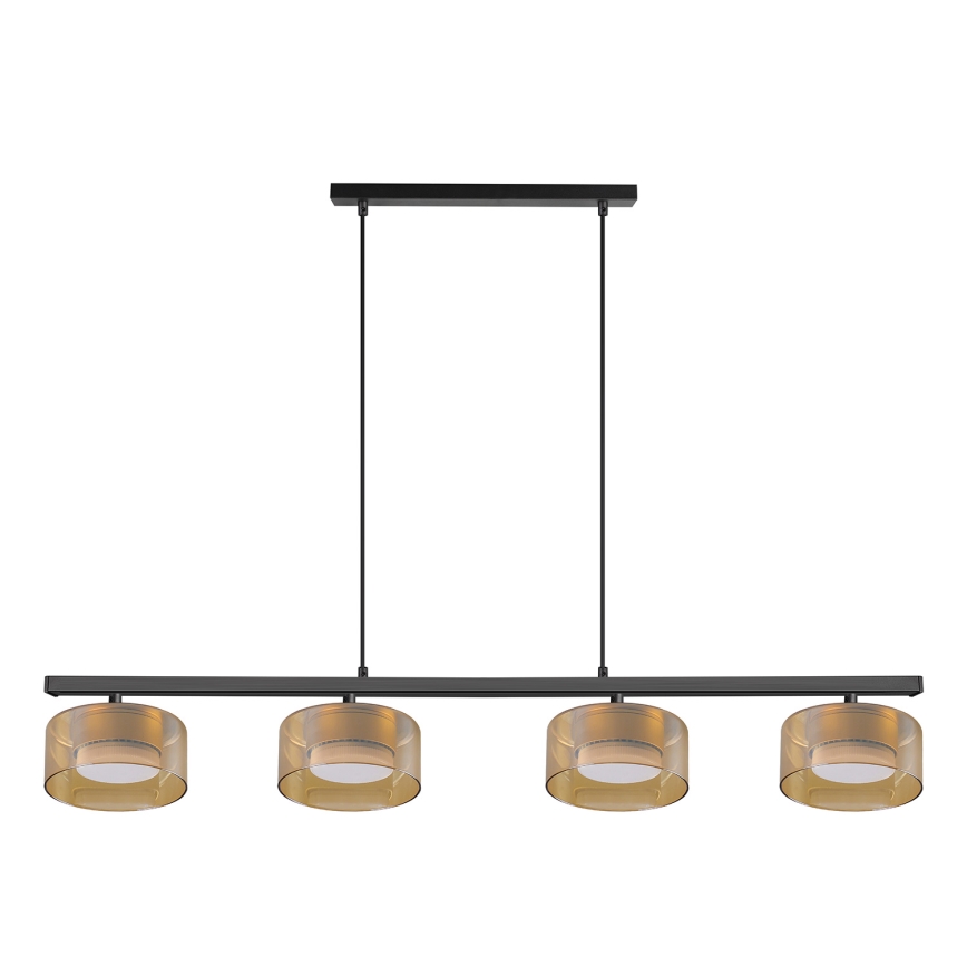 Brilagi - Luster na lanku AURA LUX 4xGX53/30W/230V čierna/zlatá