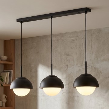 BRILAGI - Luster na lanku COSMO 3xE27/60W/230V čierna