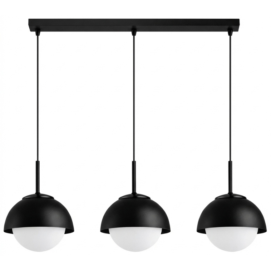 BRILAGI - Luster na lanku COSMO 3xE27/60W/230V čierna