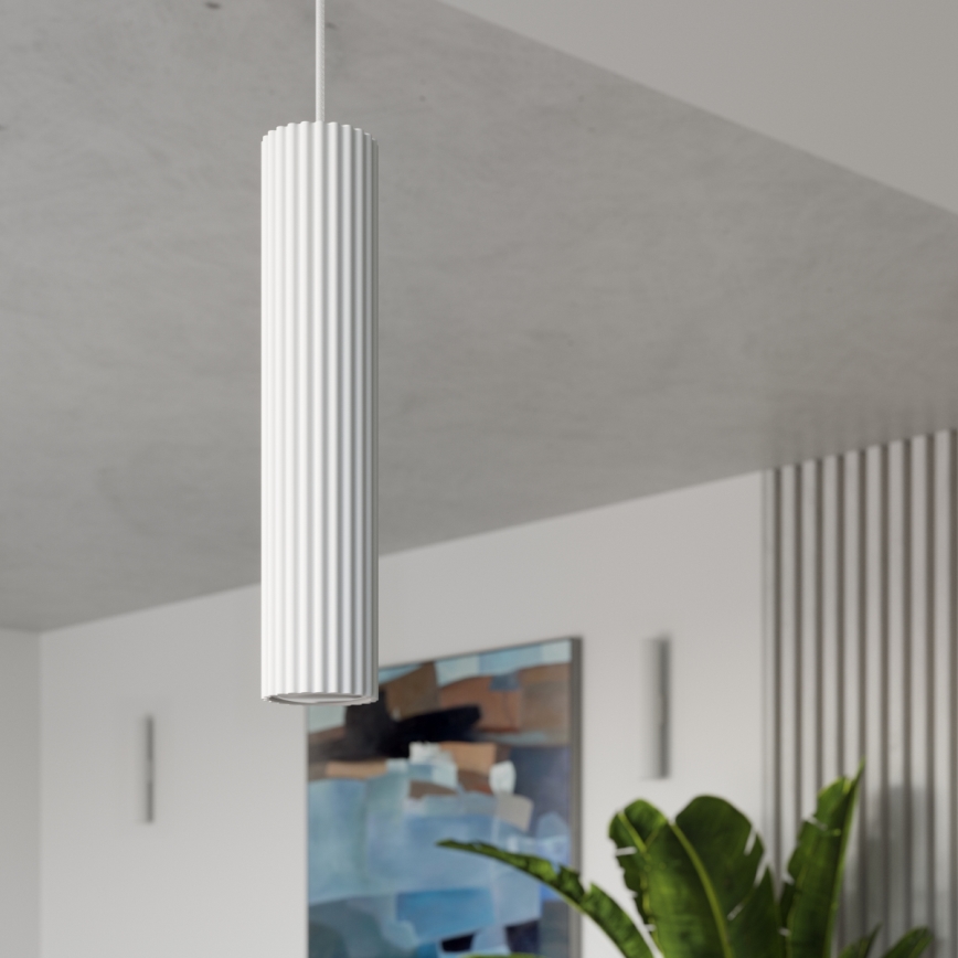 Brilagi - Luster na lanku CRESTO 1xGU10/10W/230V biela