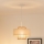 Brilagi - Luster na lanku DALLAS 1xE27/15W/230V pr. 30 cm hnedá/krémová/biela