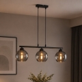 BRILAGI - Luster na lanku DIOR 3xE27/60W/230V čierna/dymová šedá