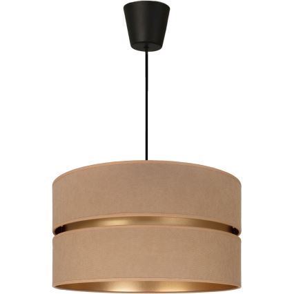 Brilagi - Luster na lanku DUO-DUO 1xE27/60W/230V pr. 40 cm béžová/zlatá