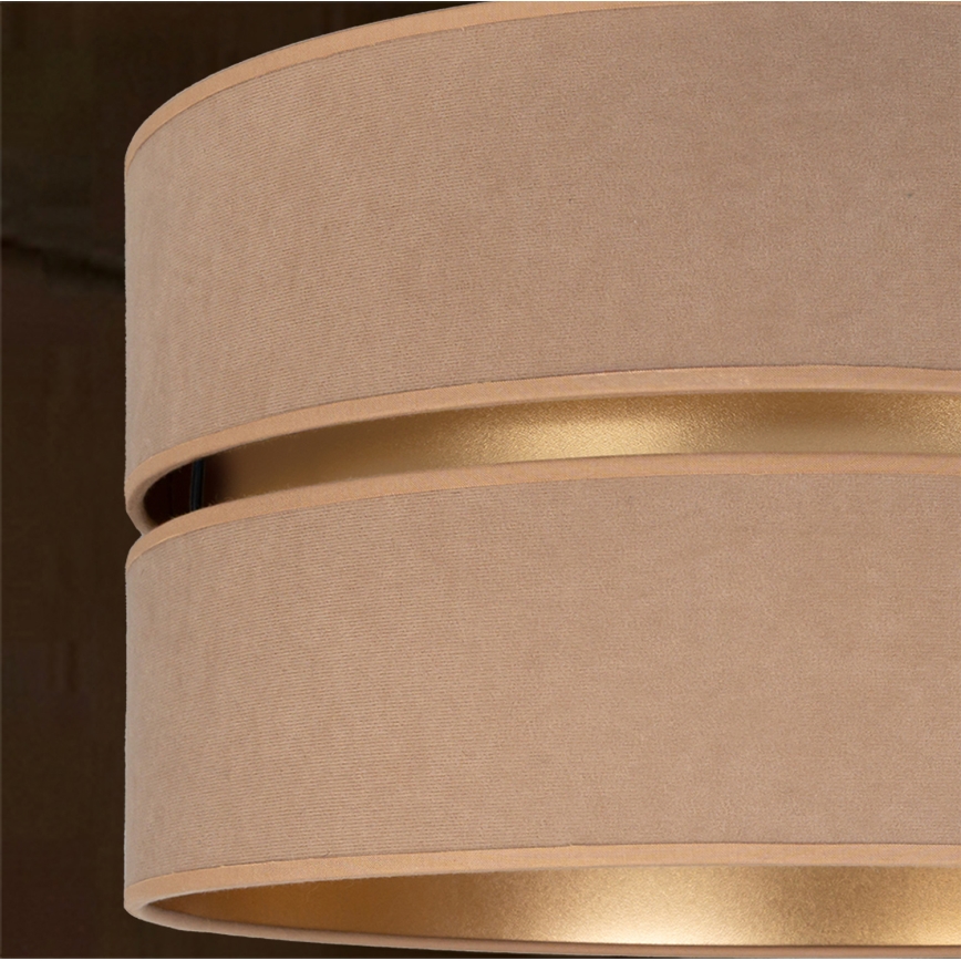 Brilagi - Luster na lanku DUO-DUO 1xE27/60W/230V pr. 40 cm béžová/zlatá