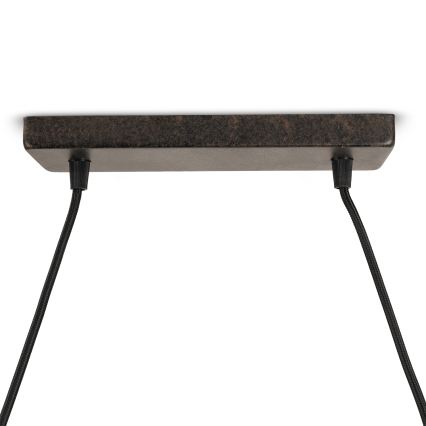 BRILAGI - Luster na lanku FORGE 2xE27/60W/230V hnedý
