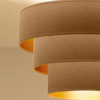 Brilagi - Luster na lanku LUNETA 1xE27/60W/230V pr. 40 cm béžová/zlatá