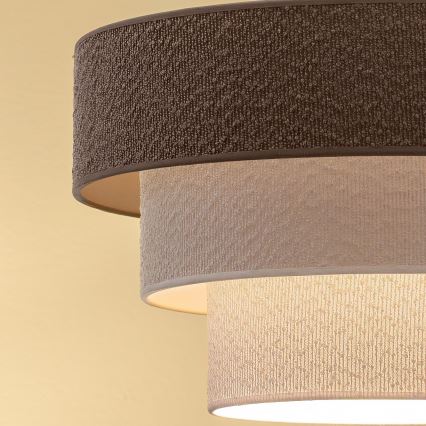 Brilagi - Luster na lanku LUNETA 1xE27/60W/230V pr. 40 cm šedá/krémová/biela