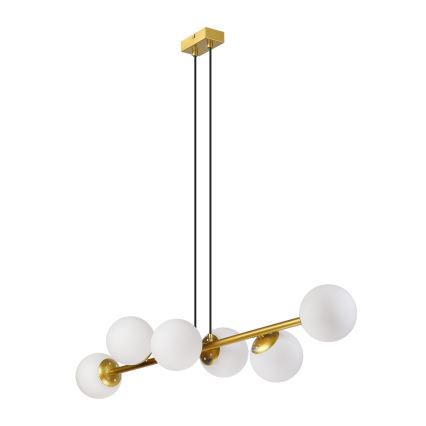 Brilagi - Luster na lanku MALONY 6xE14/20W/230V zlatá