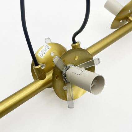 Brilagi - Luster na lanku MALONY 6xE14/20W/230V zlatá