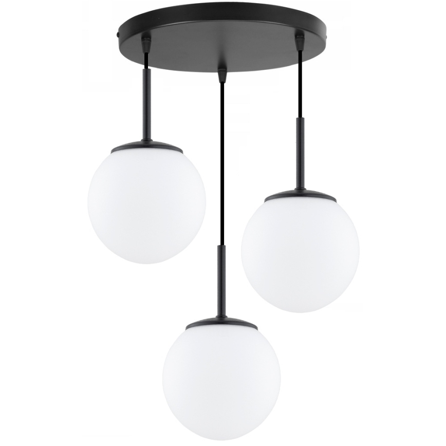 Brilagi - Luster na lanku MILO 3xE27/60W/230V čierny