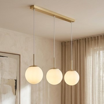 Brilagi - Luster na lanku MILO 3xE27/60W/230V zlatý