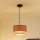 Brilagi - Luster na lanku MONTANA BOHO 1xE27/15W/230V pr. 25 cm hnedá/čierna