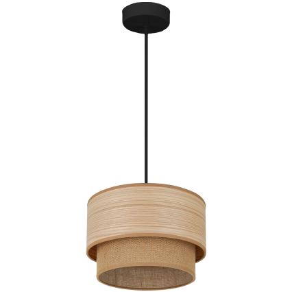 Brilagi - Luster na lanku MONTANA BOHO 1xE27/15W/230V pr. 25 cm hnedá/čierna