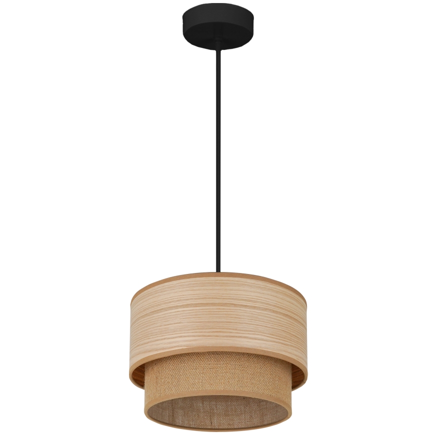 Brilagi - Luster na lanku MONTANA BOHO 1xE27/15W/230V pr. 25 cm hnedá/čierna