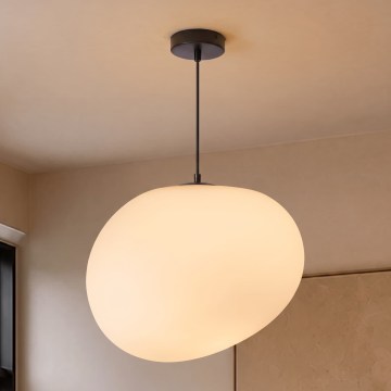 BRILAGI - Luster na lanku PEBBLES 1xE27/40W/230V pr. 40 cm čierna