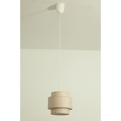 Brilagi - Luster na lanku RESNA 1xE27/60W/230V pr. 20 cm béžový