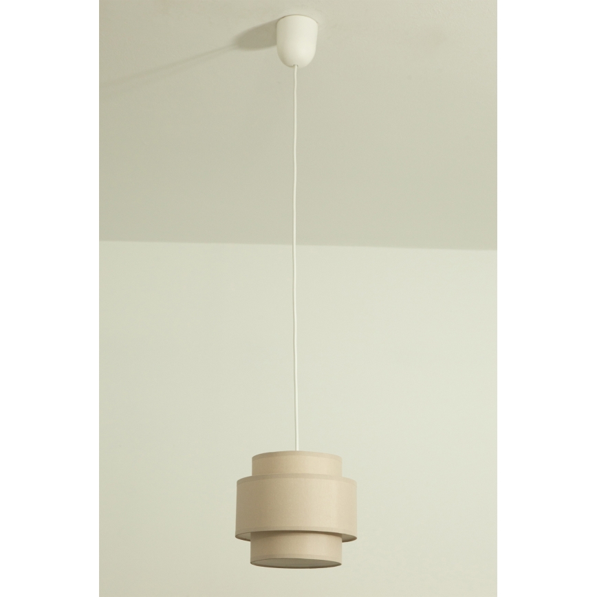 Brilagi - Luster na lanku RESNA 1xE27/60W/230V pr. 20 cm béžový