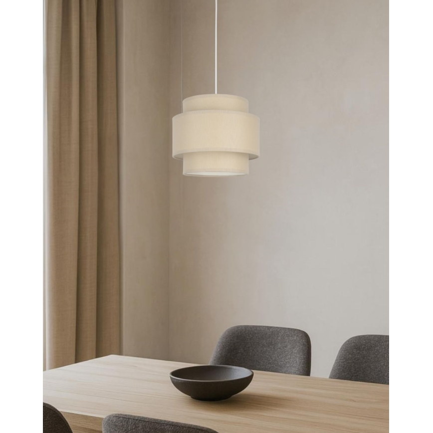 Brilagi - Luster na lanku RESNA 1xE27/60W/230V pr. 20 cm béžový