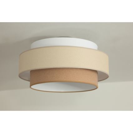 Brilagi - Luster na lanku RESNA 1xE27/60W/230V priemer 40 cm krémová/béžová