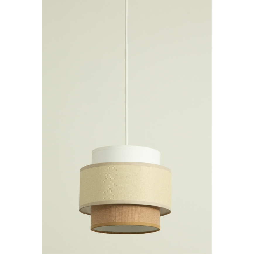 Brilagi - Luster na lanku RESNA 3xE27/60W/230V priemer 45 cm krémový/béžový