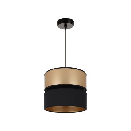 Brilagi - Luster na lanku ROYAL 1xE27/15W/230V pr. 25 cm čierna/zlatá