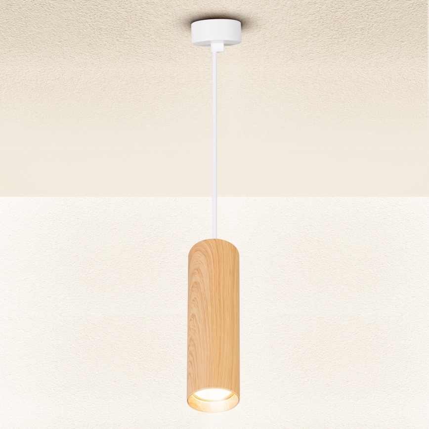 Brilagi - Luster na lanku SELE 1xGU10/30W/230V biela/dekor duba