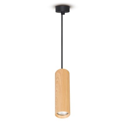 Brilagi - Luster na lanku SELE 1xGU10/30W/230V čierna/dekor duba
