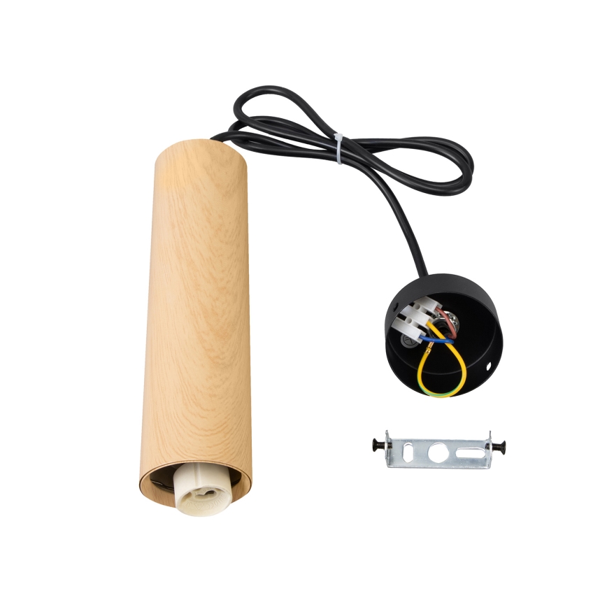 Brilagi - Luster na lanku SELE 1xGU10/30W/230V čierna/dekor duba