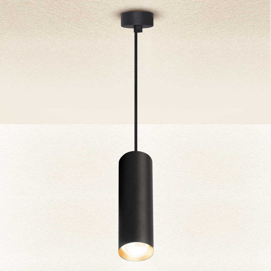 Brilagi - Luster na lanku SELE 1xGU10/30W/230V čierna/zlatá