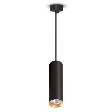 Brilagi - Luster na lanku SELE 1xGU10/30W/230V čierna/zlatá