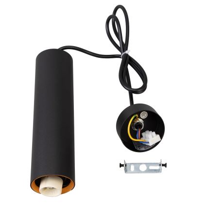 Brilagi - Luster na lanku SELE 1xGU10/30W/230V čierna/zlatá