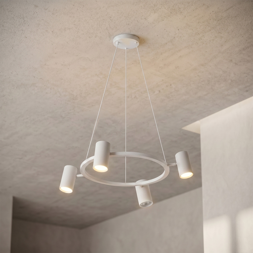 Brilagi - Luster na lanku SELE 4xGU10/30W/230V biely