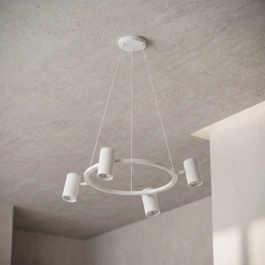 Brilagi - Luster na lanku SELE 4xGU10/30W/230V biely