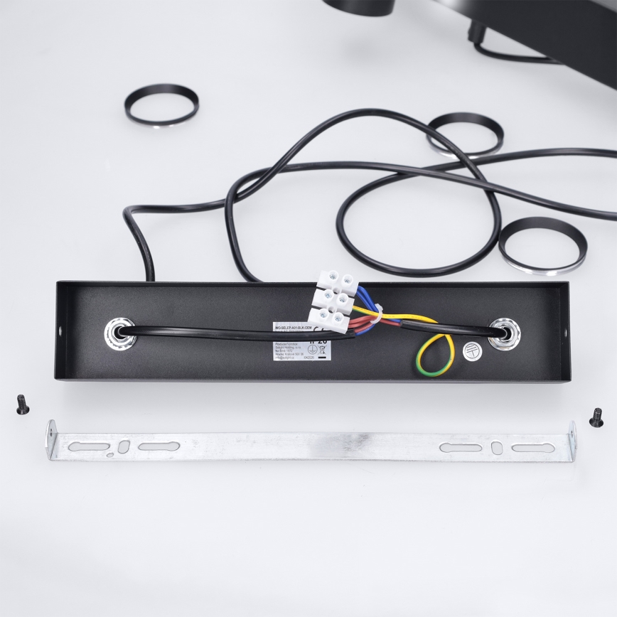 Brilagi - Luster na lanku SELE 4xGU10/30W/230V čierna