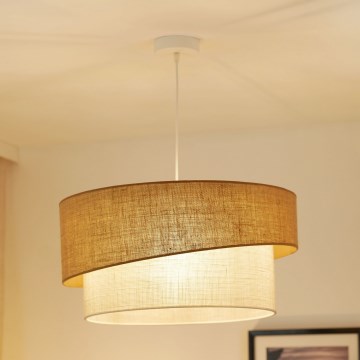 Brilagi - Luster na lanku SHINE 1xE27/15W/230V pr. 50 cm béžová/krémová