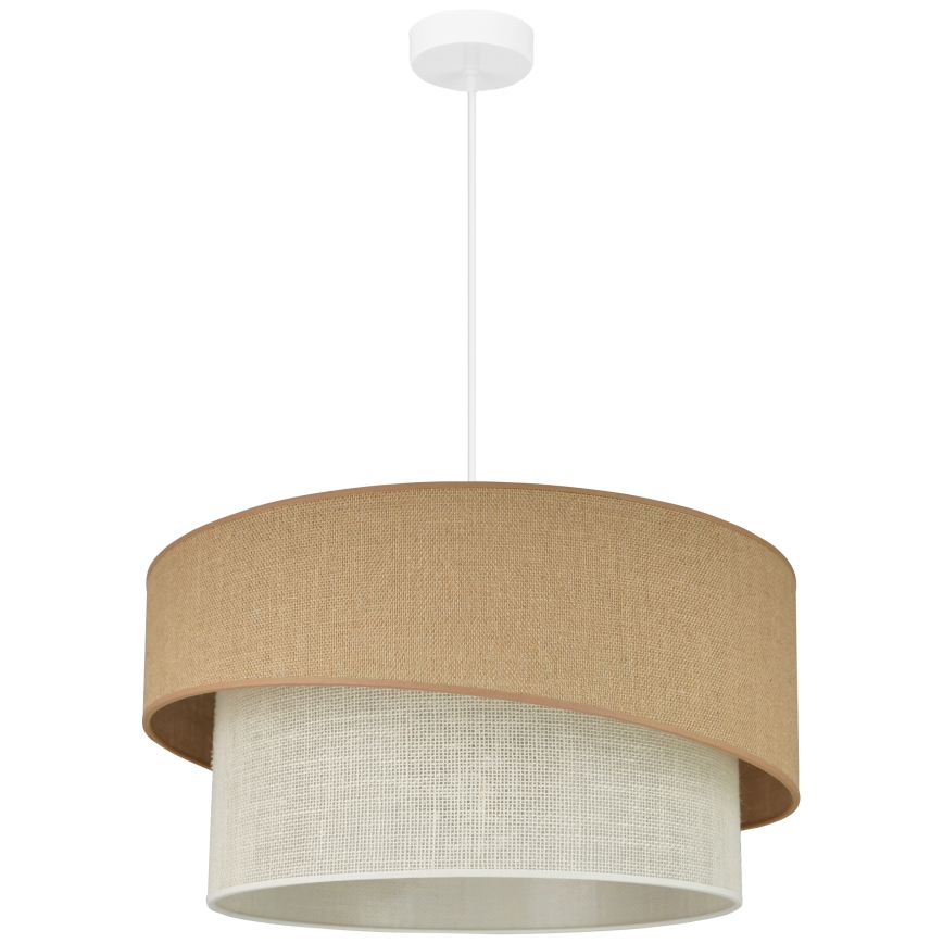 Brilagi - Luster na lanku SHINE 1xE27/15W/230V pr. 50 cm béžová/krémová