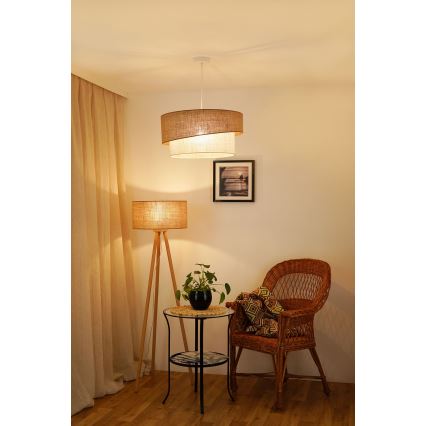 Brilagi - Luster na lanku SHINE 1xE27/15W/230V pr. 50 cm béžová/krémová