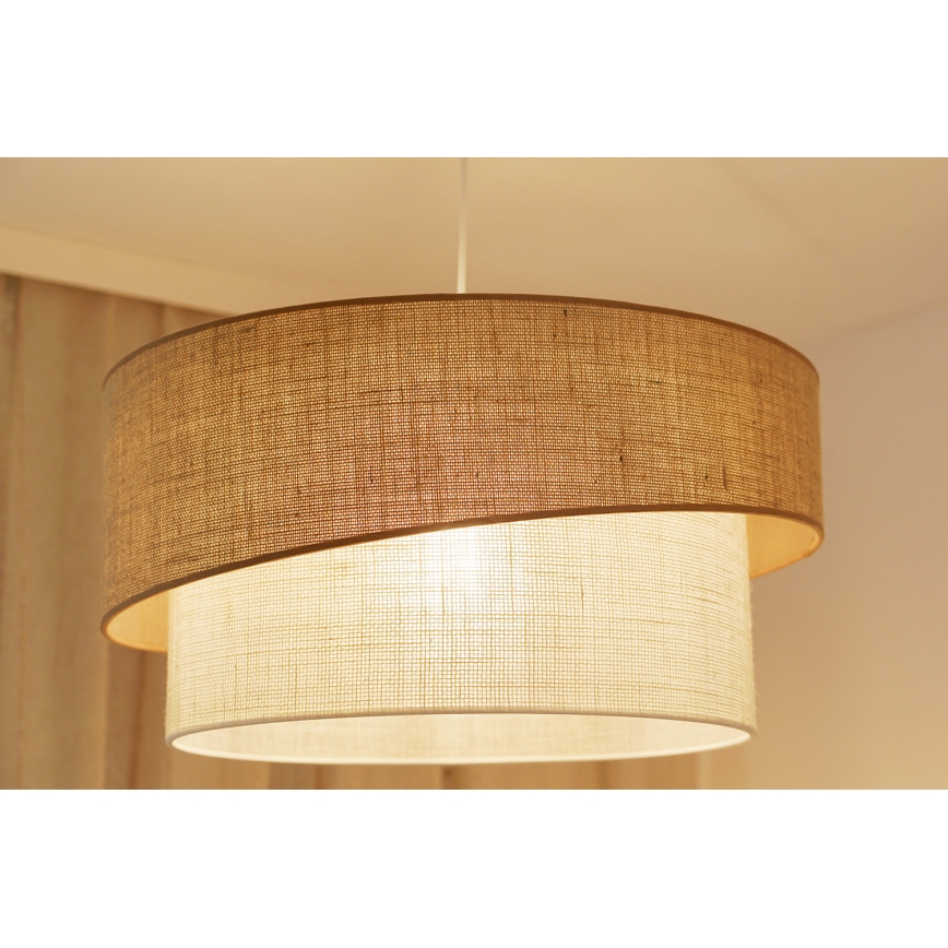 Brilagi - Luster na lanku SHINE 1xE27/15W/230V pr. 50 cm béžová/krémová