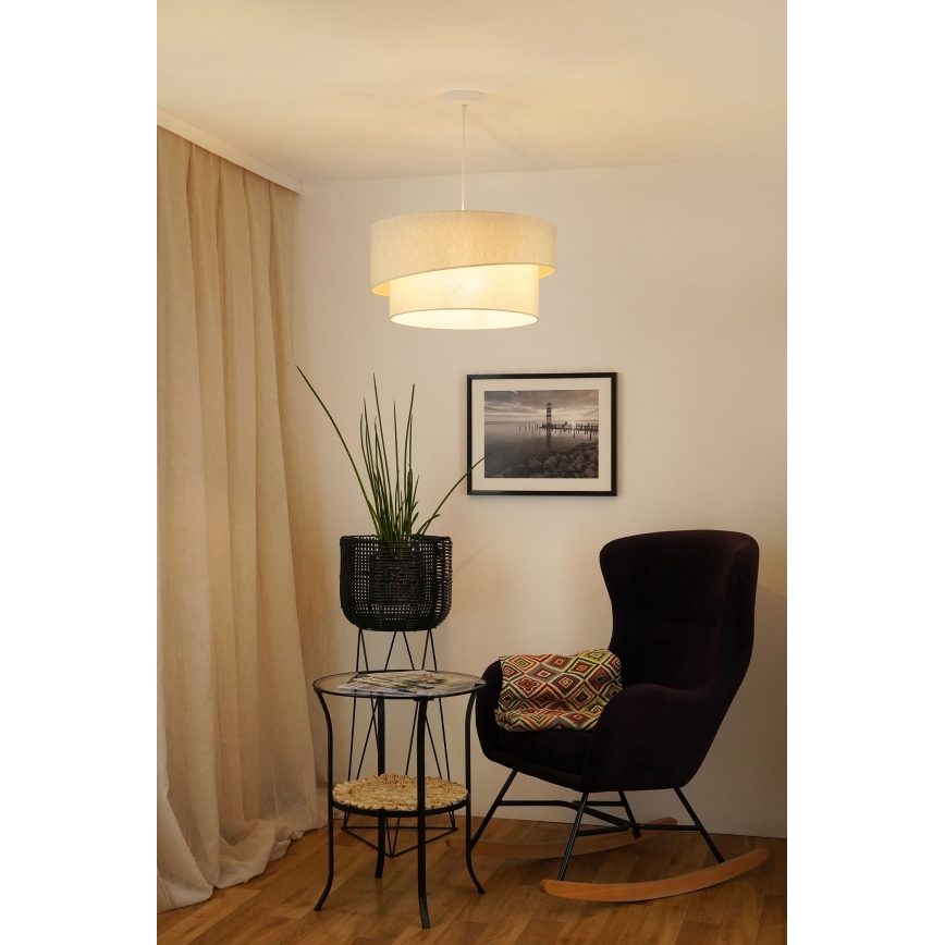 Brilagi - Luster na lanku SHINE 1xE27/15W/230V pr. 50 cm krémová