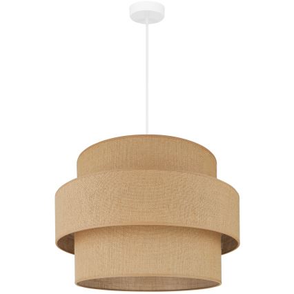 Brilagi - Luster na lanku SPACE YUTE 1xE27/15W/230V pr. 50 cm béžová/biela