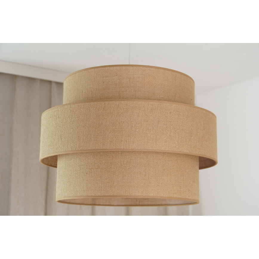 Brilagi - Luster na lanku SPACE YUTE 1xE27/15W/230V pr. 50 cm béžová/biela