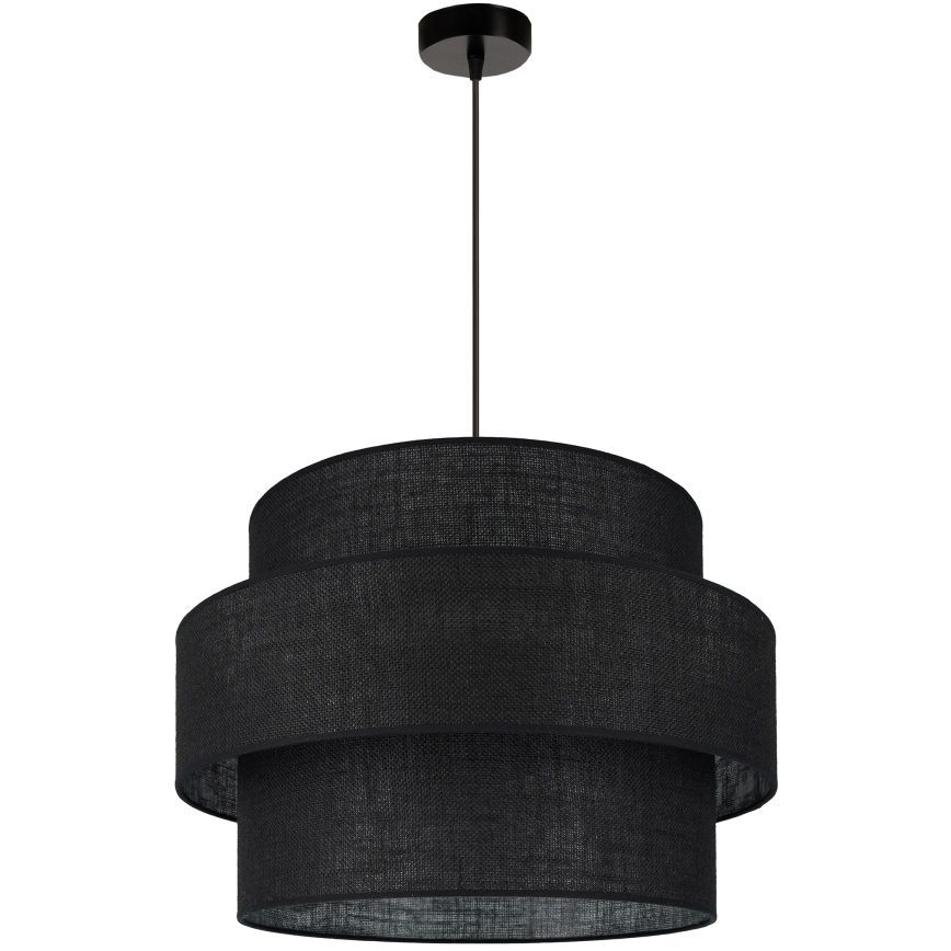 Brilagi - Luster na lanku SPACE YUTE 1xE27/15W/230V pr. 50 cm čierna
