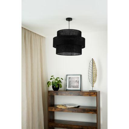Brilagi - Luster na lanku SPACE YUTE 1xE27/15W/230V pr. 50 cm čierna