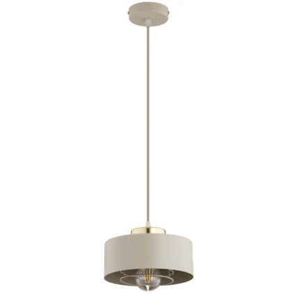 Brilagi - Luster na lanku SPRING 1xE27/60W/230V pr. 20 cm béžová/zlatá