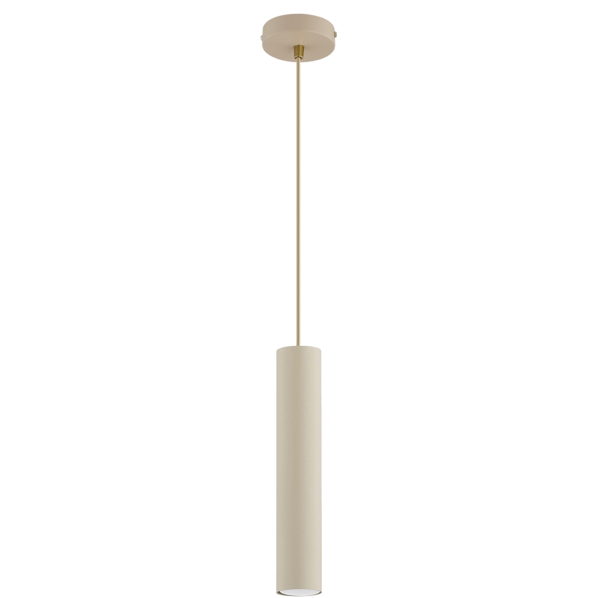 Brilagi - Luster na lanku TUBE 1xGU10/15W/230V béžová/zlatá