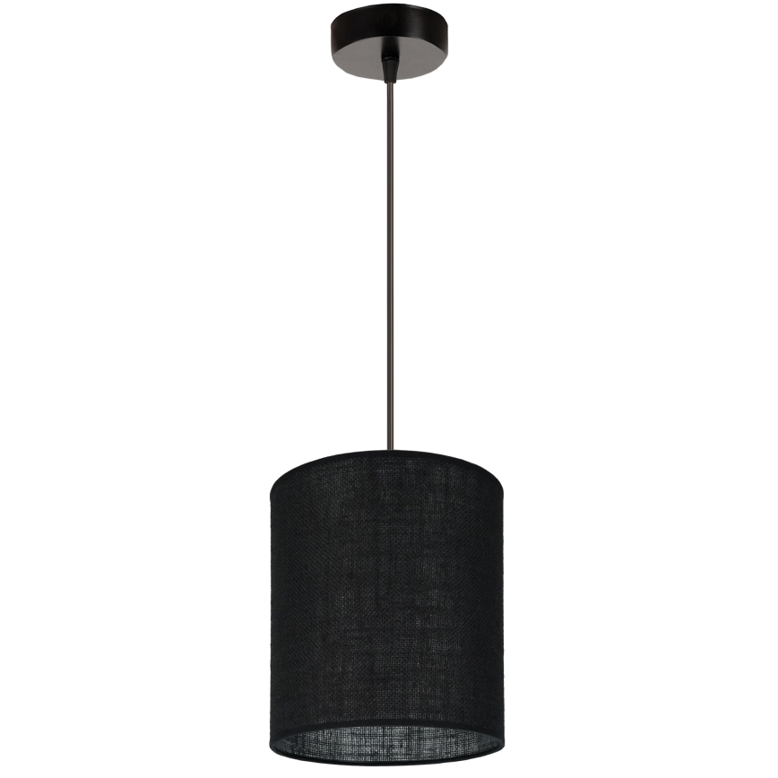 Brilagi - Luster na lanku TUBES 1xE27/15W/230V pr. 20 cm čierna
