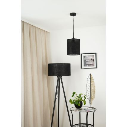 Brilagi - Luster na lanku TUBES 1xE27/15W/230V pr. 20 cm čierna