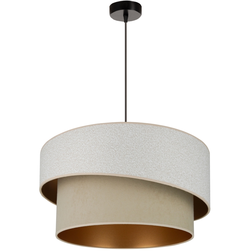 Brilagi - Luster na lanku VEGAS SHINE 1xE27/15W/230V pr. 50 cm krémová/béžová