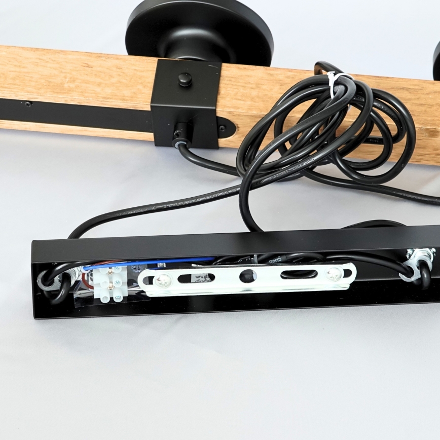 Brilagi - Luster na lanku VISTA 4xE27/60W/230V dub