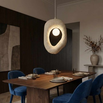 Brilagi - Luster na lanku WABI SABI 1xE27/40W/230V krémový